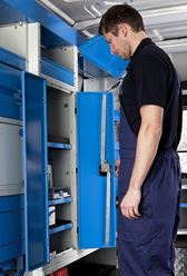 Van Lockers for Mobile Workshop